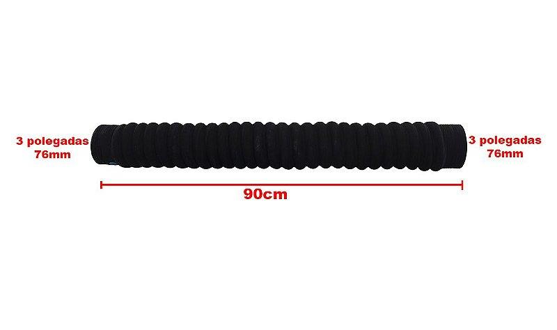 Mangueira Adaptação Água / Ar Intercooler 3Pol 76mm X 90cm - Paraiso das Mangueiras