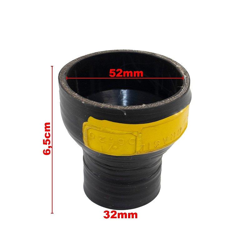 Mangueira Adaptação Intercooler 51mmX32mmX6,5cm - Paraiso das Mangueiras Imagem principal do produto