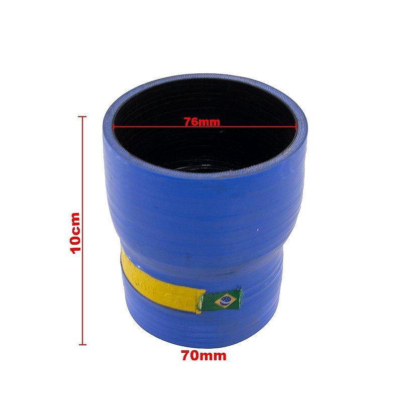 Mangueira Adaptação Intercooler 75mmX67mmx10cm - Paraiso das Mangueiras Imagem principal do produto
