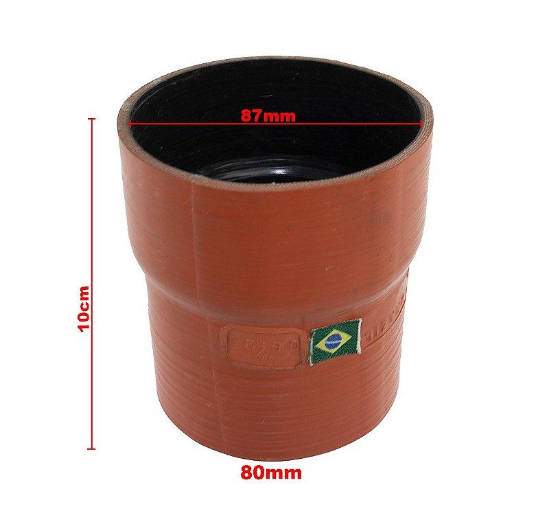 Mangueira Adaptação Intercooler 87mmX79mmX10cm - Paraiso das Mangueiras Imagem principal do produto