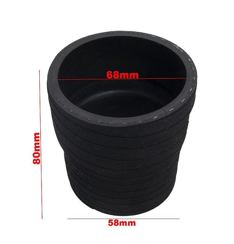 Mangueira Adaptação Universal Turbina Intercooler 58x68mm - Paraiso das Mangueiras