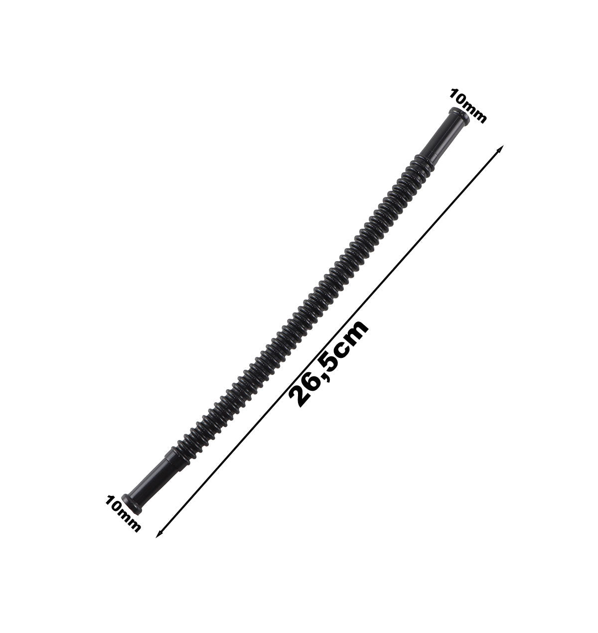Mangueira Corrugada Bomba Combustivel 26cm 10mm Universal