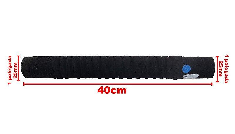 Mangueira Flexível Lonada Água Ar 1Pol 25mm X 40cm - Paraiso das Mangueiras