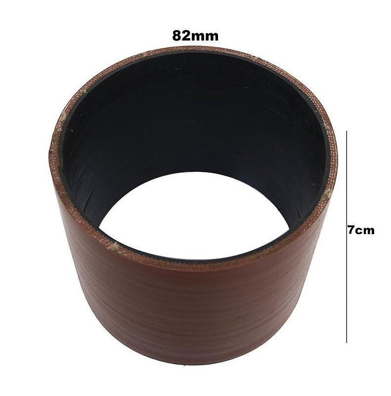 Mangueira Intercooler Adaptação 82mm x 7cm - Paraiso das Mangueiras