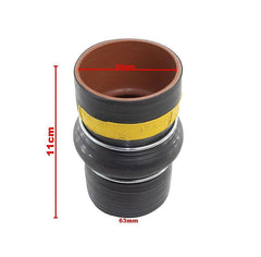 Mangueira Intercooler Adaptação Siliconada 63mmX63mm - Paraiso das Mangueiras