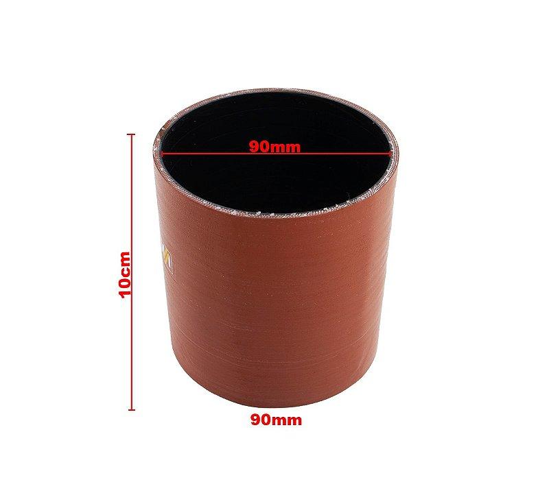 Mangueira Intercooler Adaptação Universal 90mm x 90mm x 10cm - Paraiso das Mangueiras Imagem principal do produto