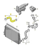Mangueira Intercooler Amarok 2.0 16V 2010/2020 2H0145980B - Paraiso das Mangueiras