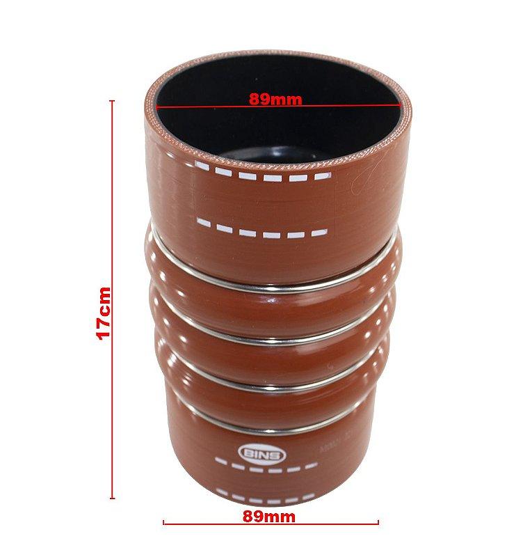 Mangueira Intercooler Eurotech (90x140mm) 41026109 - Paraiso das Mangueiras Imagem principal do produto