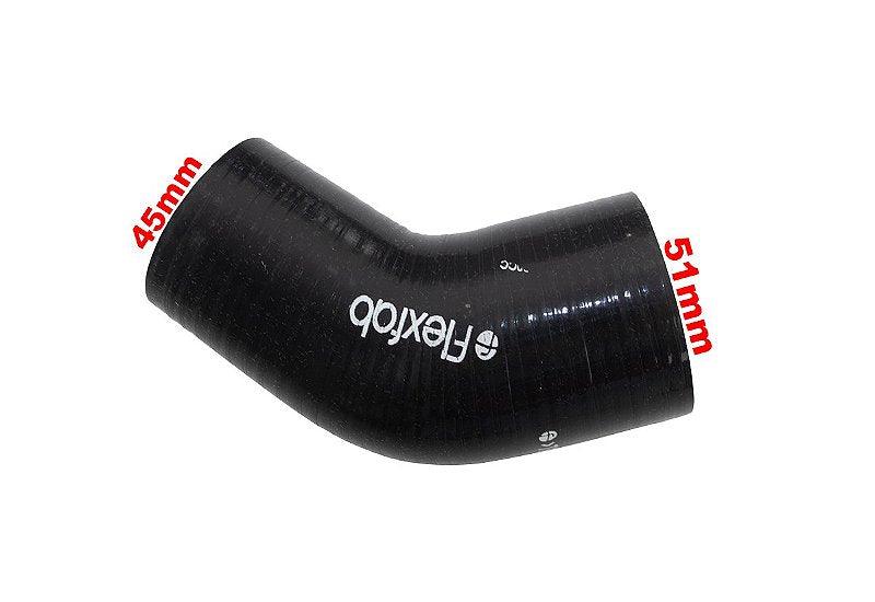 Mangueira Intercooler Troller 52mm x 45mm Siliconada - Paraiso das Mangueiras Imagem principal do produto