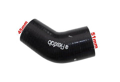 Mangueira Intercooler Troller 52mm x 45mm Siliconada - Paraiso das Mangueiras