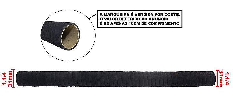 Mangueira Óleo Intercooler Turbina 1 1/4 31mm (10cm) - Paraiso das Mangueiras