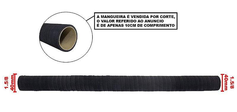 Mangueira Óleo Intercooler Turbina 1 5/8 40mm (10cm) - Paraiso das Mangueiras Imagem principal do produto