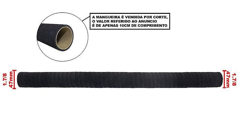 Mangueira Óleo Intercooler Turbina 1 7/8 47mm (10cm) - Paraiso das Mangueiras Imagem principal do produto