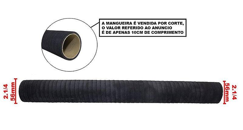 Mangueira Óleo Intercooler Turbina 2 1/4 56mm (10cm) - Paraiso das Mangueiras