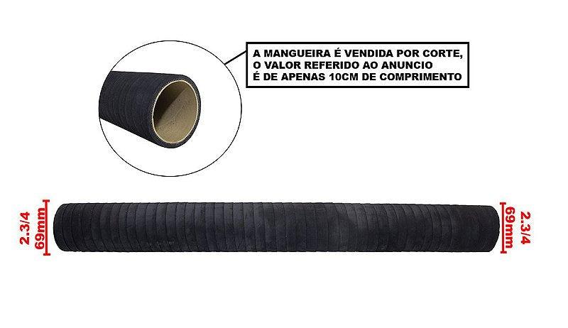 Mangueira Óleo Intercooler Turbina 2 3/4 69mm (10cm) - Paraiso das Mangueiras Imagem principal do produto