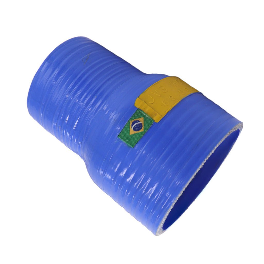 Mangueira Redução Intercooler 63 X 50 Mm Adaptação Silicone Azul