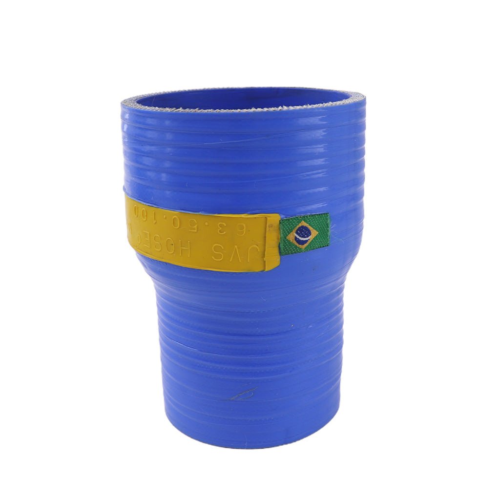 Mangueira Redução Intercooler 63 X 50 Mm Adaptação Silicone Azul
