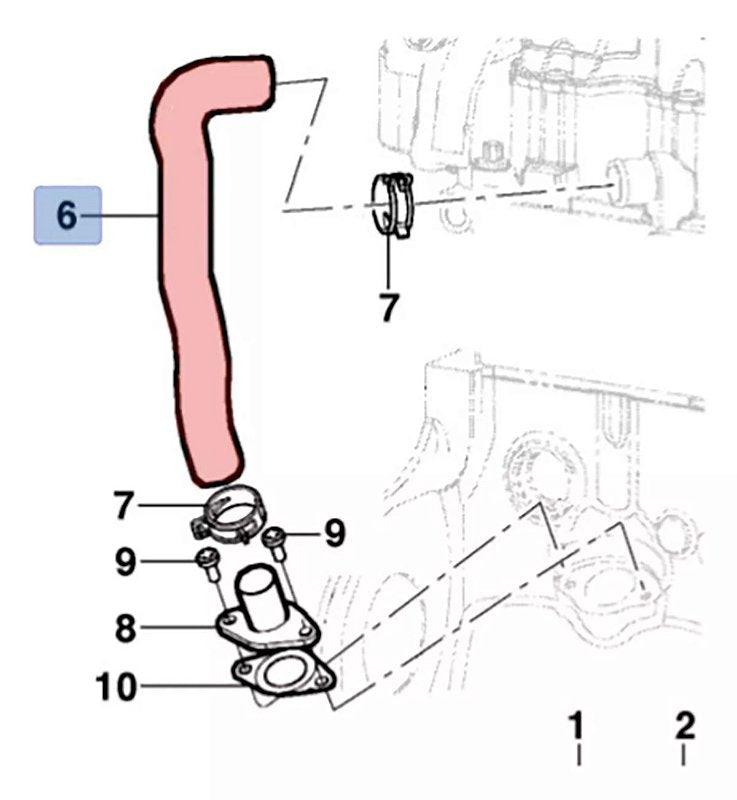 Mangueira Respiro Motor Corsa 1.0 1.8 Meriva 1.8 93399285 - Paraiso das Mangueiras