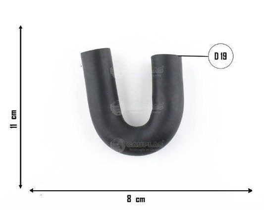 Mangueira Tubo Ao Aquecedor ''u'' Peugeot 306 1.8 2.0 6464ew - Paraiso das Mangueiras