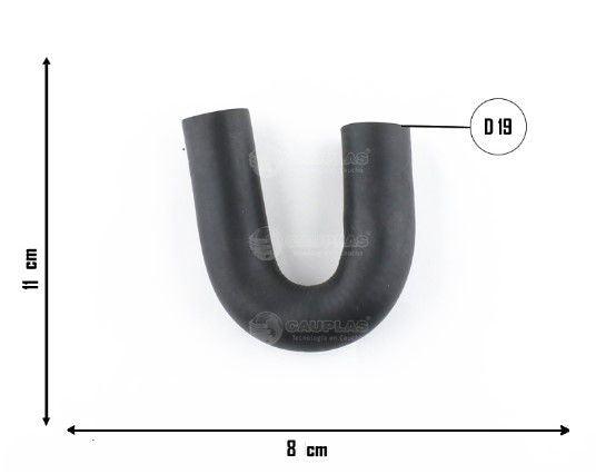 Mangueira Tubo Ao Aquecedor ''u'' Peugeot 306 1.8 2.0 6464ew - Paraiso das Mangueiras