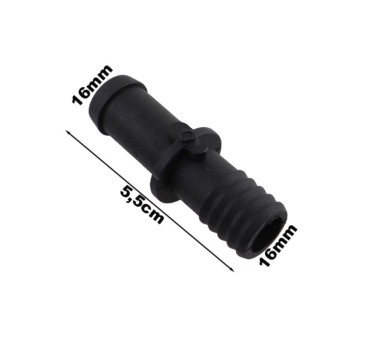 Nipe Conector Emenda Mangueira 16mm Filtro Ar Montana Corsa Imagem principal do produto