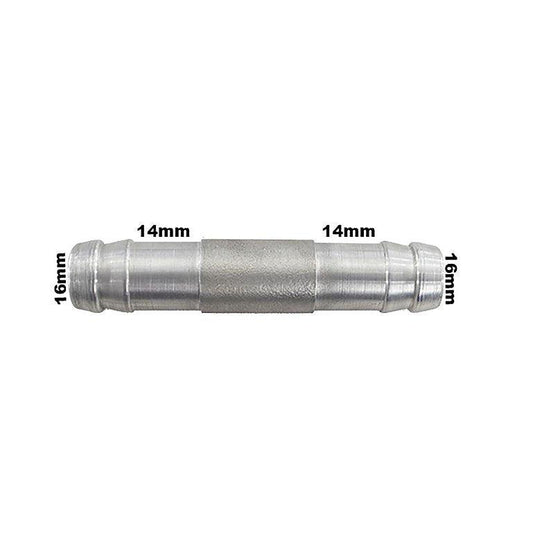 Nipe Conexão Emendar Mangueira Aluminio Adaptação 14mm 9/16 - Paraiso das Mangueiras