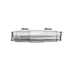 Nipe Conexão Emendar Mangueira Aluminio Adaptação 3/4 19mm - Paraiso das Mangueiras