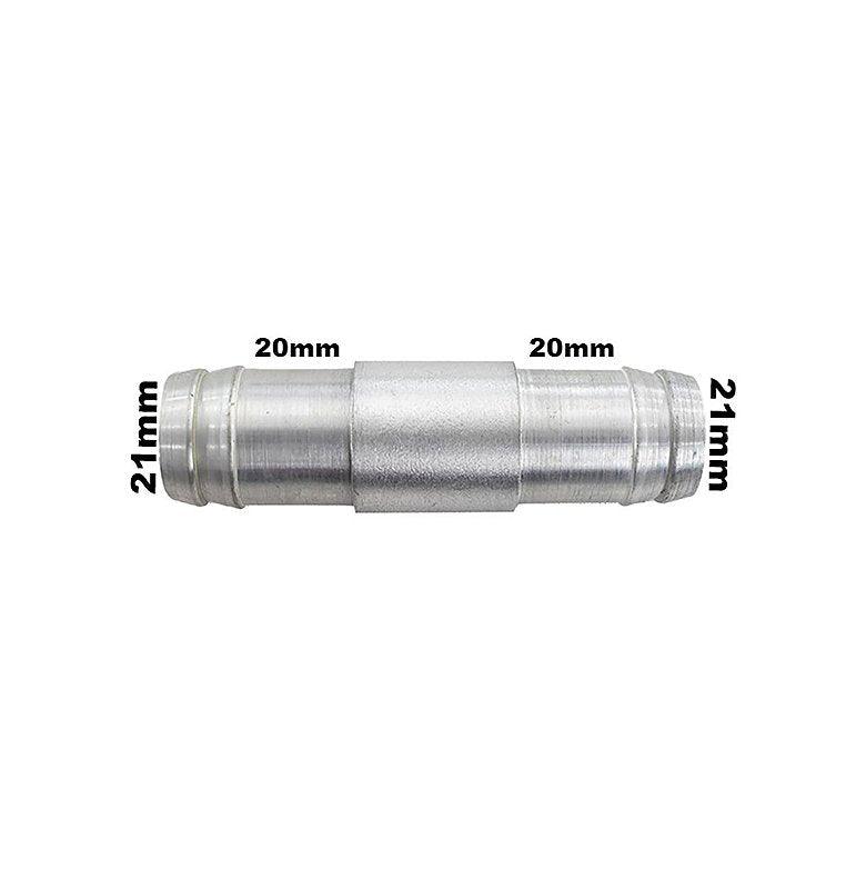 Nipe Conexão Emendar Mangueira Aluminio Adaptação 3/4 19mm - Paraiso das Mangueiras