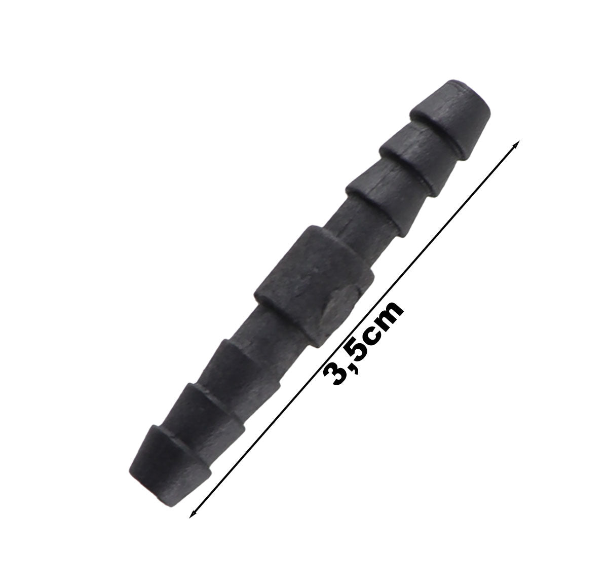 Nipe Emenda Conector 5mm X 5mm Espigão Para Mangueiras Imagem principal do produto