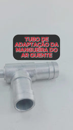 Tubo Adaptação Mangueira Ar Quente Celta Corsa Onix Prisma + Abraçadeiras