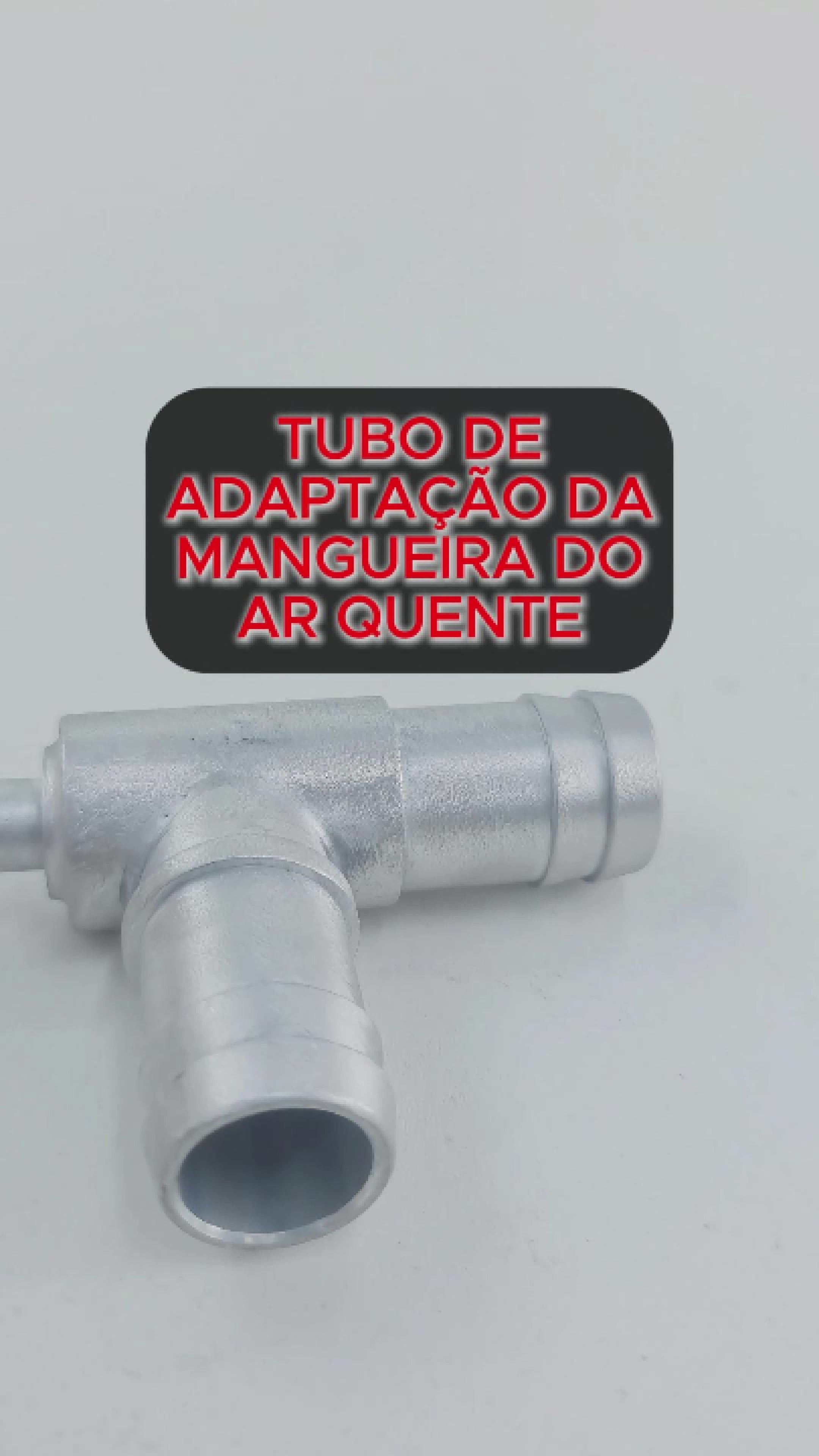 Tubo Adaptação Mangueira Ar Quente Celta Corsa Onix Prisma + Abraçadeiras