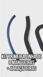 Kit Mangueiras Arrefecimento + Respiro Gol Quadrado Ap
