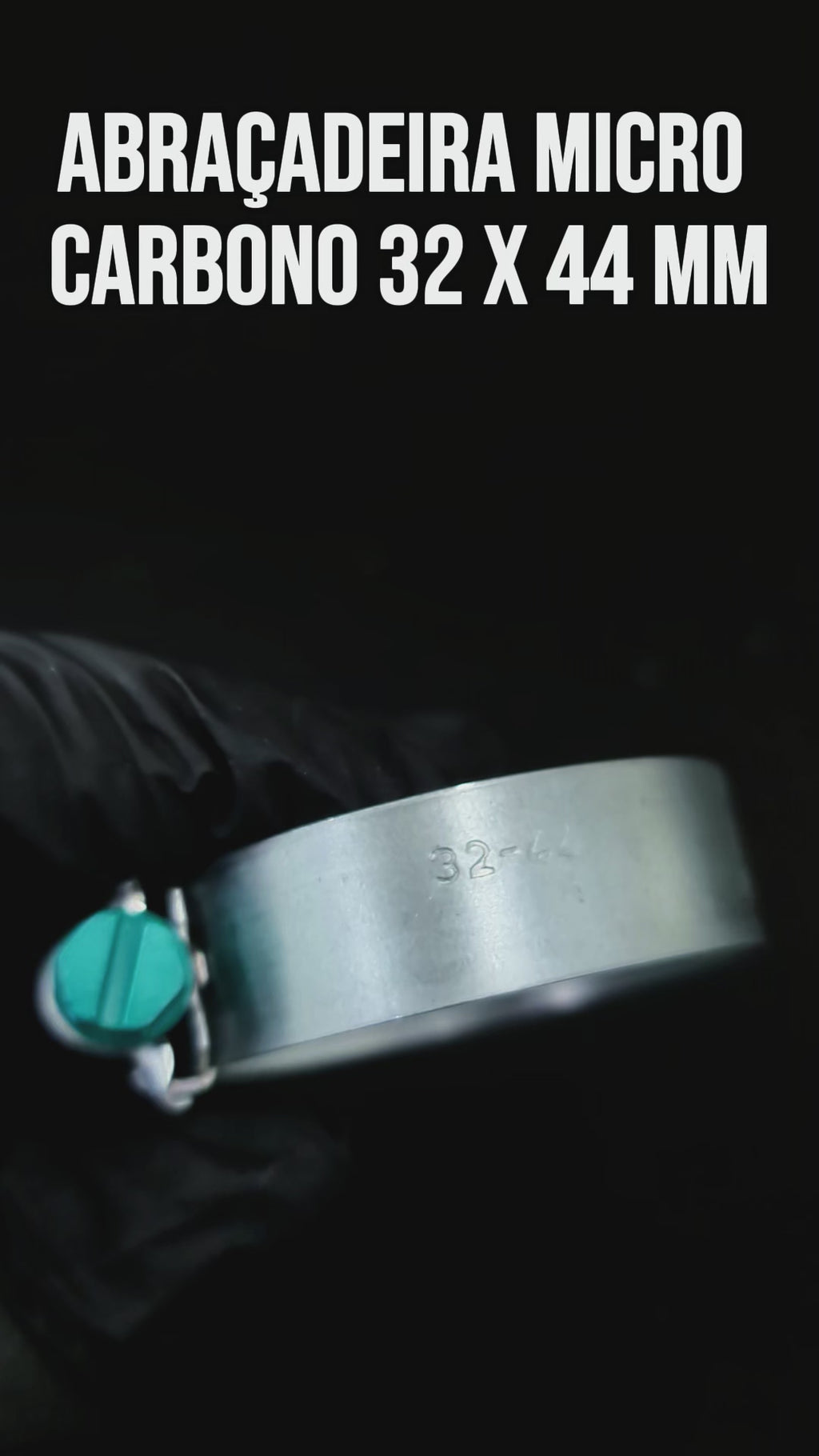 Abraçadeira Suprens 32-44 Fita Larga Micro Aço Carbono