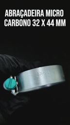 Abraçadeira Suprens 32-44 Fita Larga Micro Aço Carbono