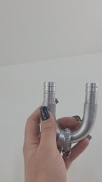 Tubo Aluminio U Para Isolar Ar Quente Adaptador 16mm Universal