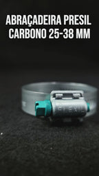 Abraçadeira Suprens 25-38 Fita fina Micro Aço Carbono