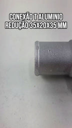 Conexão T Aluminio Redução 35x20x35mm Adaptação Universal