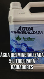 Água Desmineralizada 5 Litros Para Radiadores