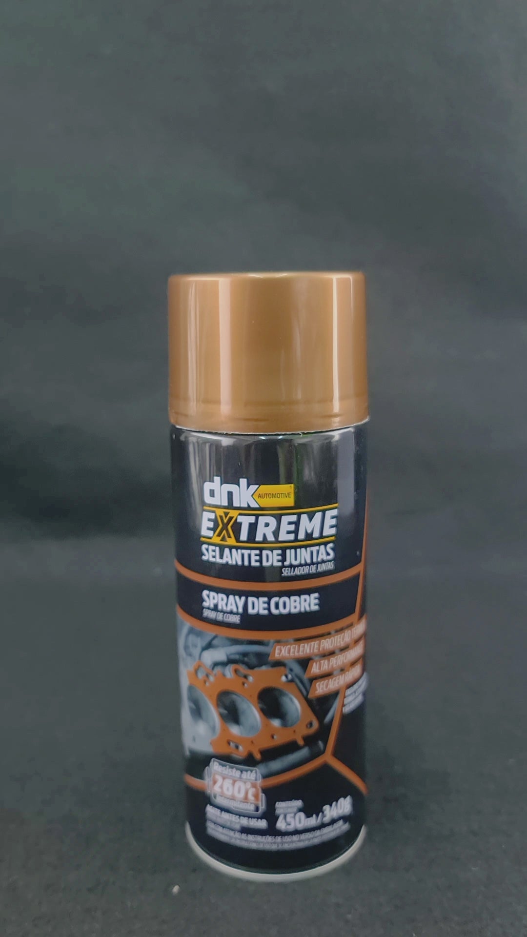 Spray Cobre Selante Junta Cabeçote Dnk 450ml Extreme Spray