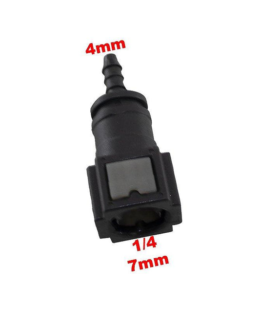 Quick Conector 90 Graus 1/4 X 4mm Universal - Paraiso das Mangueiras