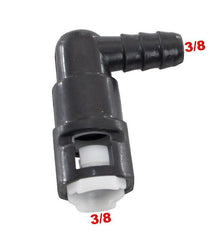 Quick Conector 90 Graus 3/8 X 3/8 Universal - Paraiso das Mangueiras