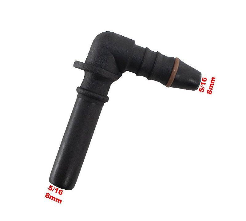 Quick Conector 90 Graus 5/16 S10 - Paraiso das Mangueiras