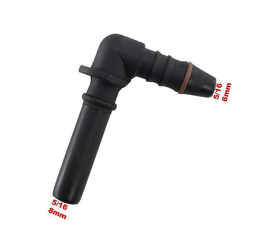 Quick Conector 90 Graus 5/16 S10 - Paraiso das Mangueiras