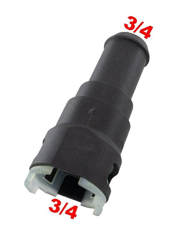 Quick Conector Engate Reto Universal 3/4 X 3/4 - Paraiso das Mangueiras Imagem principal do produto