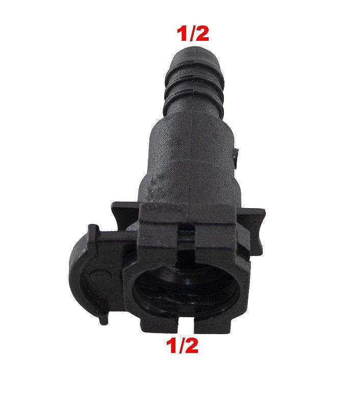 Quick Conector Reto Compacto 1/2 X 1/2 Universal - Paraiso das Mangueiras Imagem principal do produto