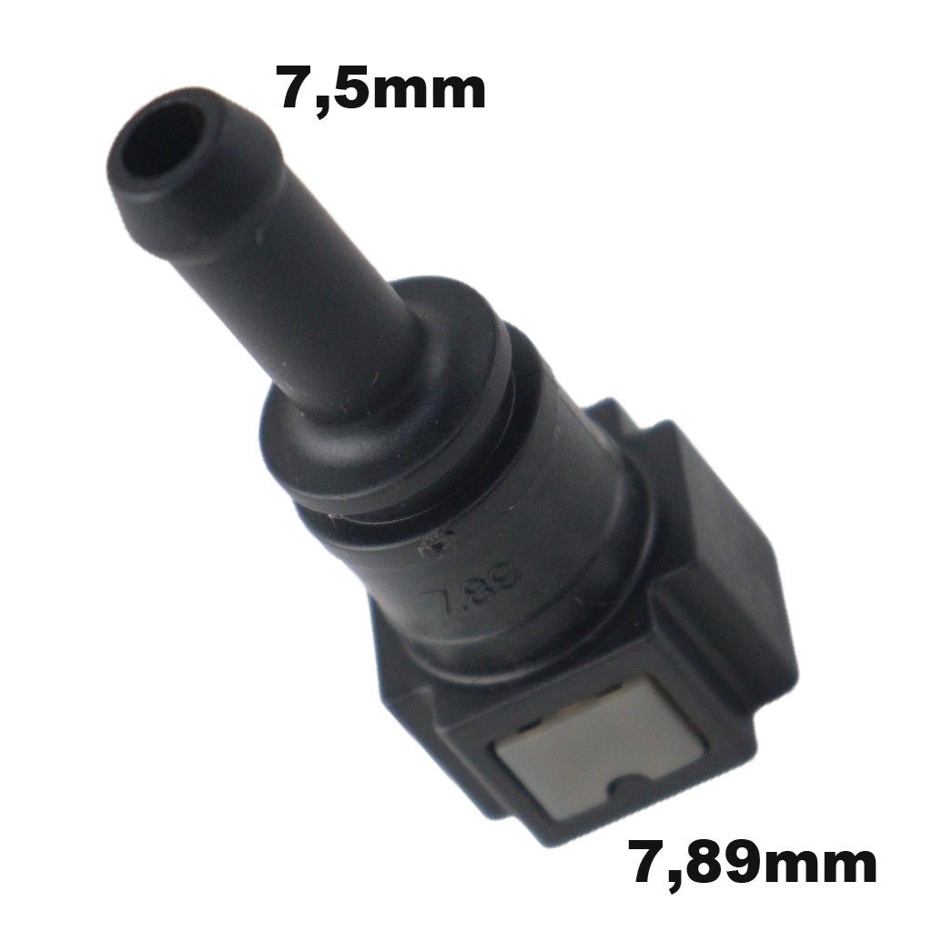Quick Conector Reto Engate Mangueira 8mm X 7,5mm Universal
