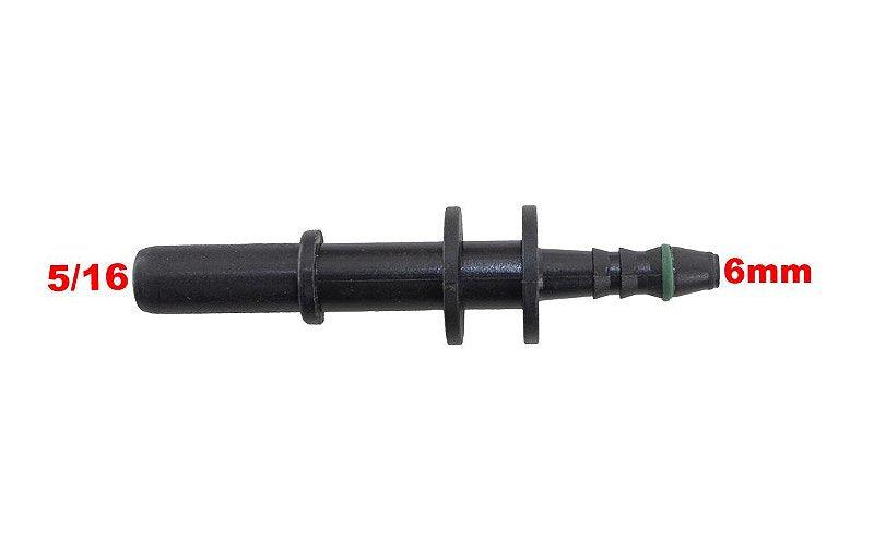 Quick Conexão Engate Longo Injeção Universal 5/16 X 6mm - Paraiso das Mangueiras Imagem principal do produto