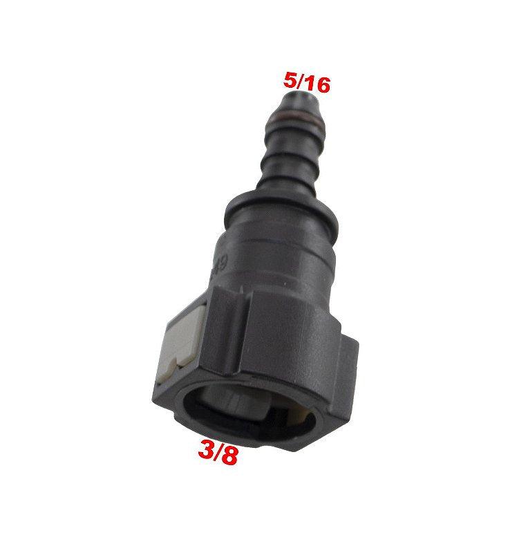 Quick Conexão Mangueira Injeção 5/16 Para 3/8 C/Anel - Paraiso das Mangueiras Imagem principal do produto