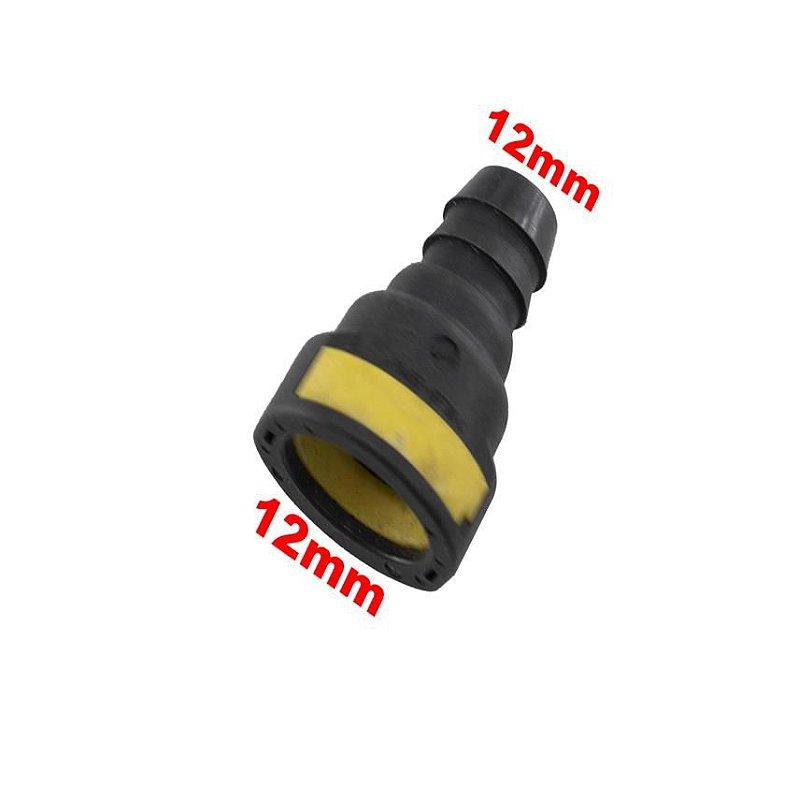 Quick Conexão Reta 12mm Mangueira Injeção Universal - Paraiso das Mangueiras Imagem principal do produto