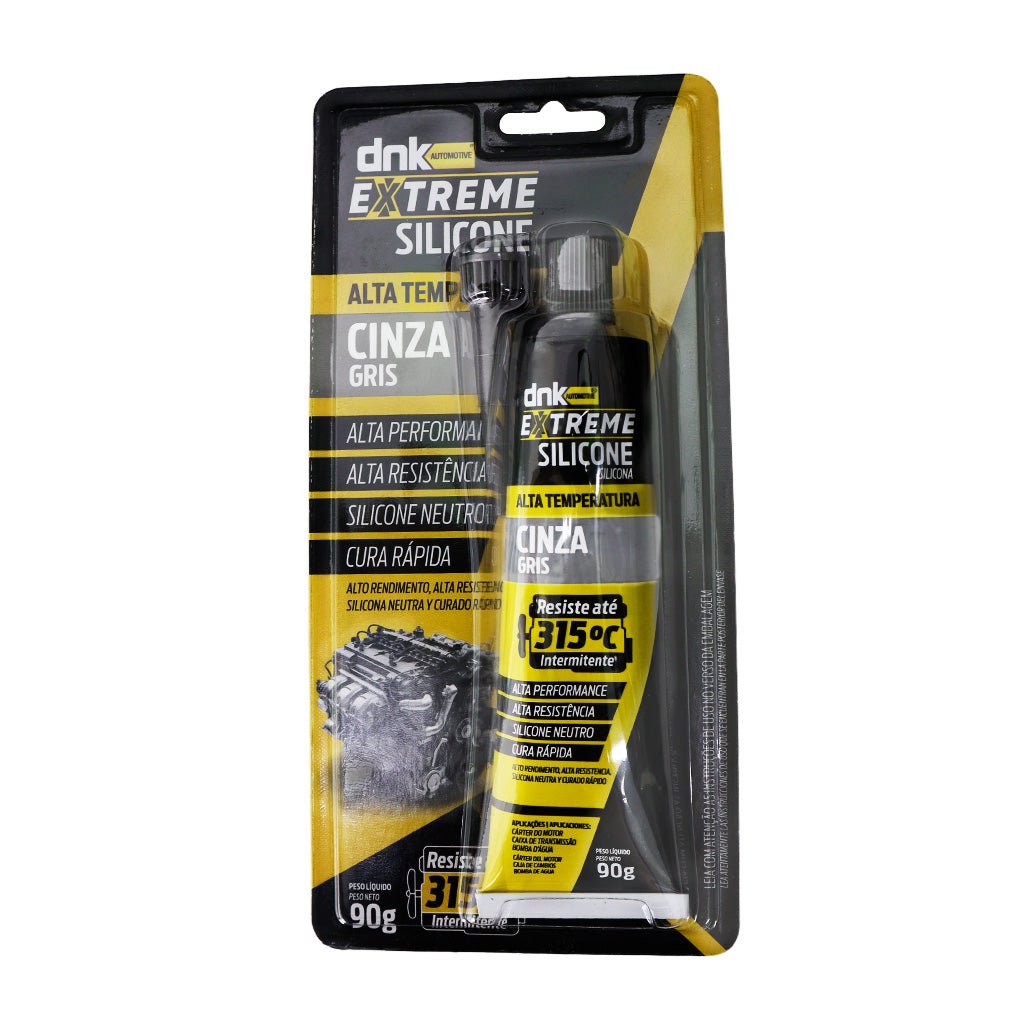 Silicone Alta Temperatura Cinza Dnk Extreme 90g Adesivo Cola Imagem secundária do produto